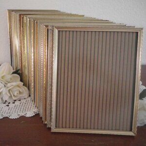 Vintage Gold Metal Picture Frame 8 x 10